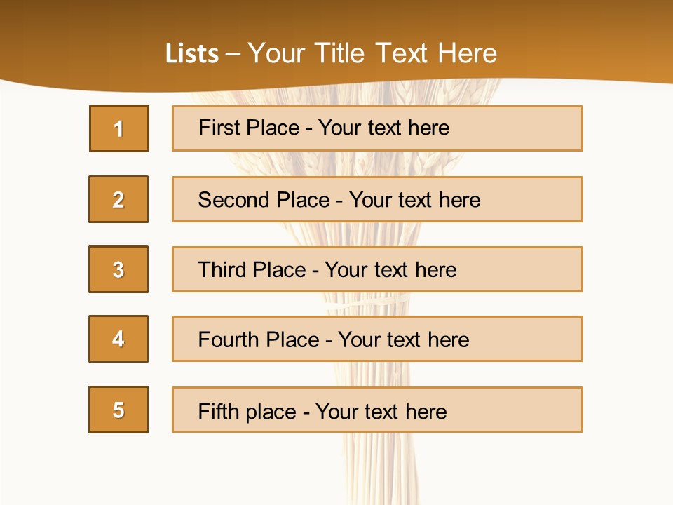 Barley Grain Oat PowerPoint Template