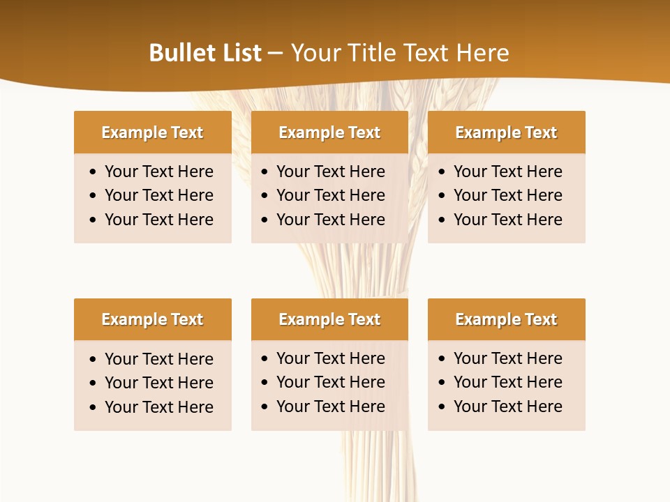 Barley Grain Oat PowerPoint Template