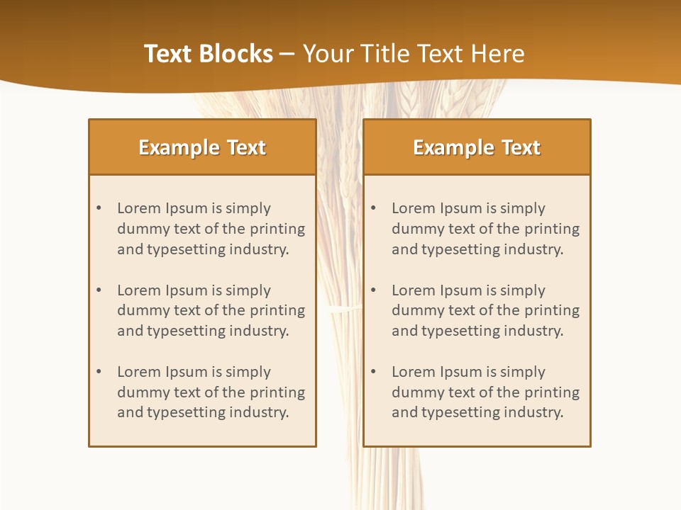 Barley Grain Oat PowerPoint Template