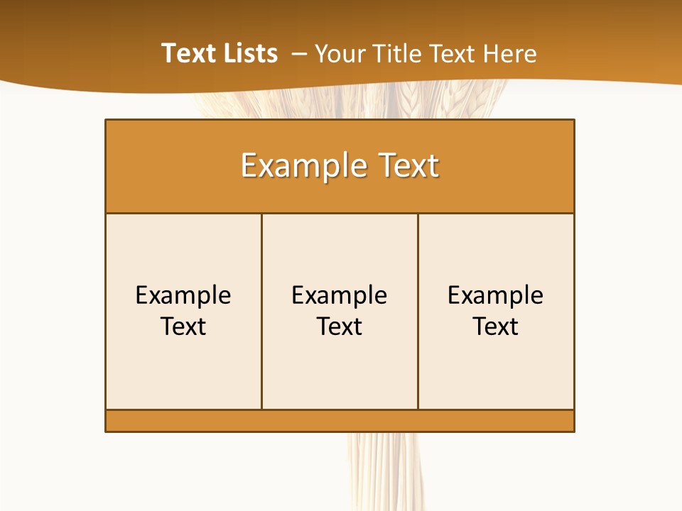 Barley Grain Oat PowerPoint Template