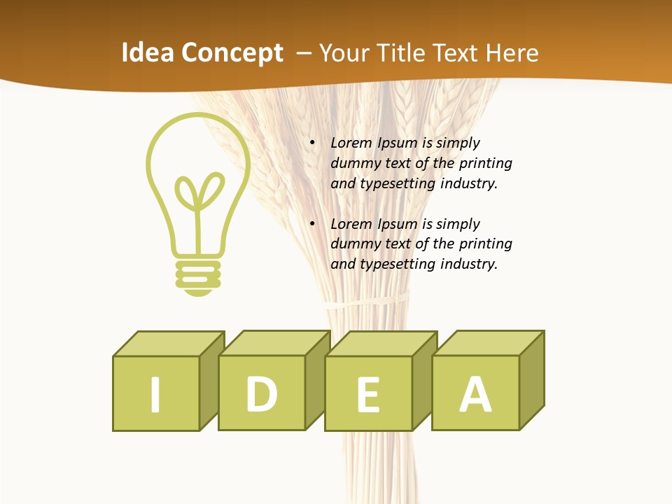 Barley Grain Oat PowerPoint Template