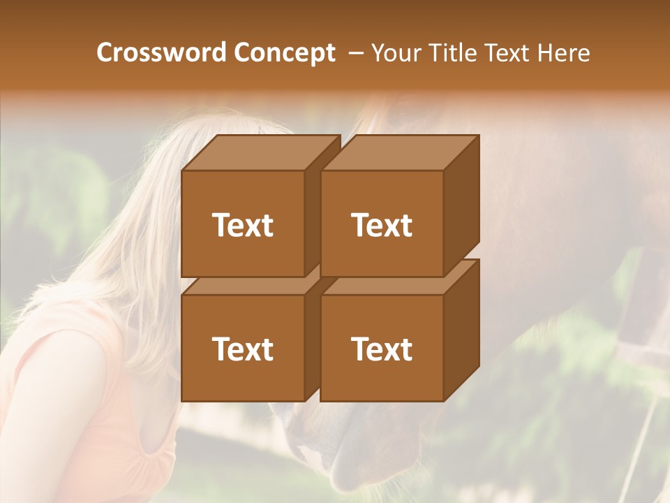 Blond Cheerful School PowerPoint Template