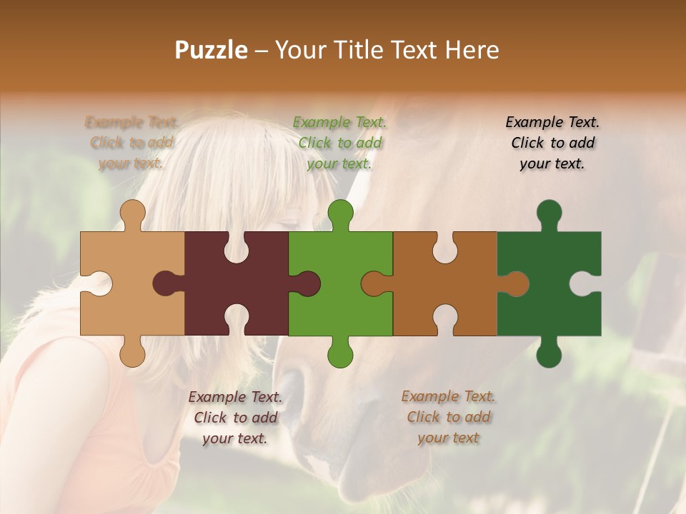 Blond Cheerful School PowerPoint Template