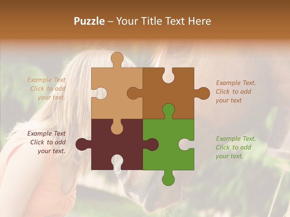 Blond Cheerful School PowerPoint Template