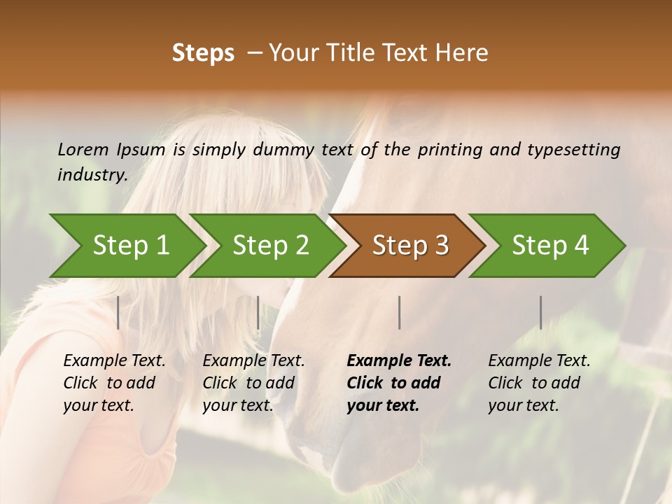 Blond Cheerful School PowerPoint Template