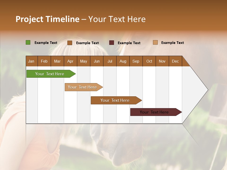 Blond Cheerful School PowerPoint Template