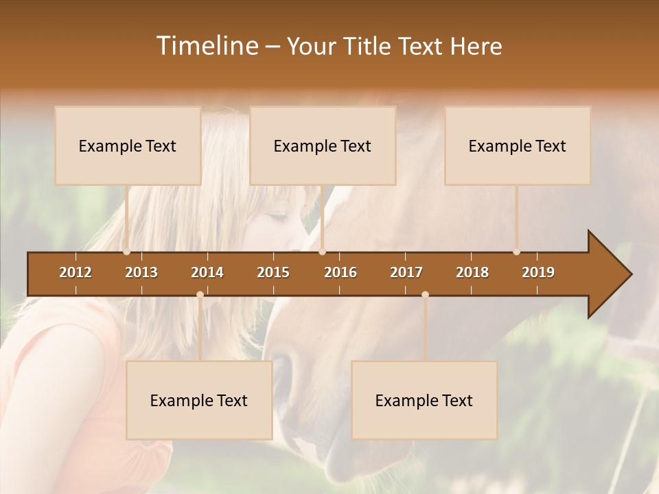 Blond Cheerful School PowerPoint Template