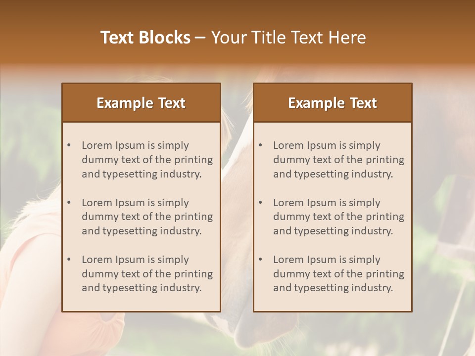 Blond Cheerful School PowerPoint Template