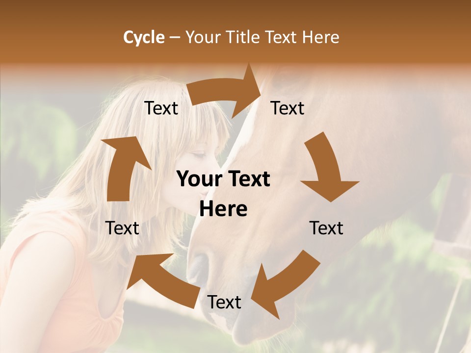 Blond Cheerful School PowerPoint Template