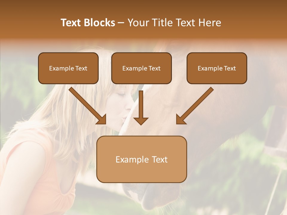 Blond Cheerful School PowerPoint Template