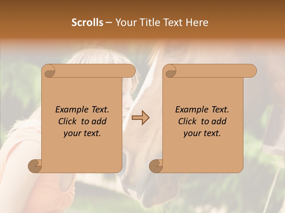 Blond Cheerful School PowerPoint Template