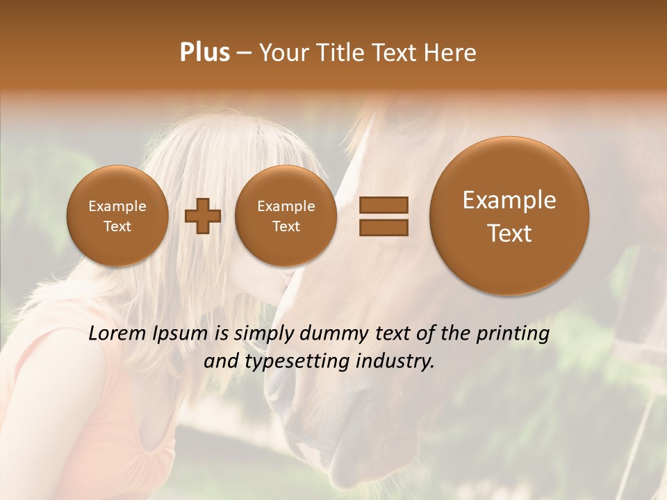 Blond Cheerful School PowerPoint Template