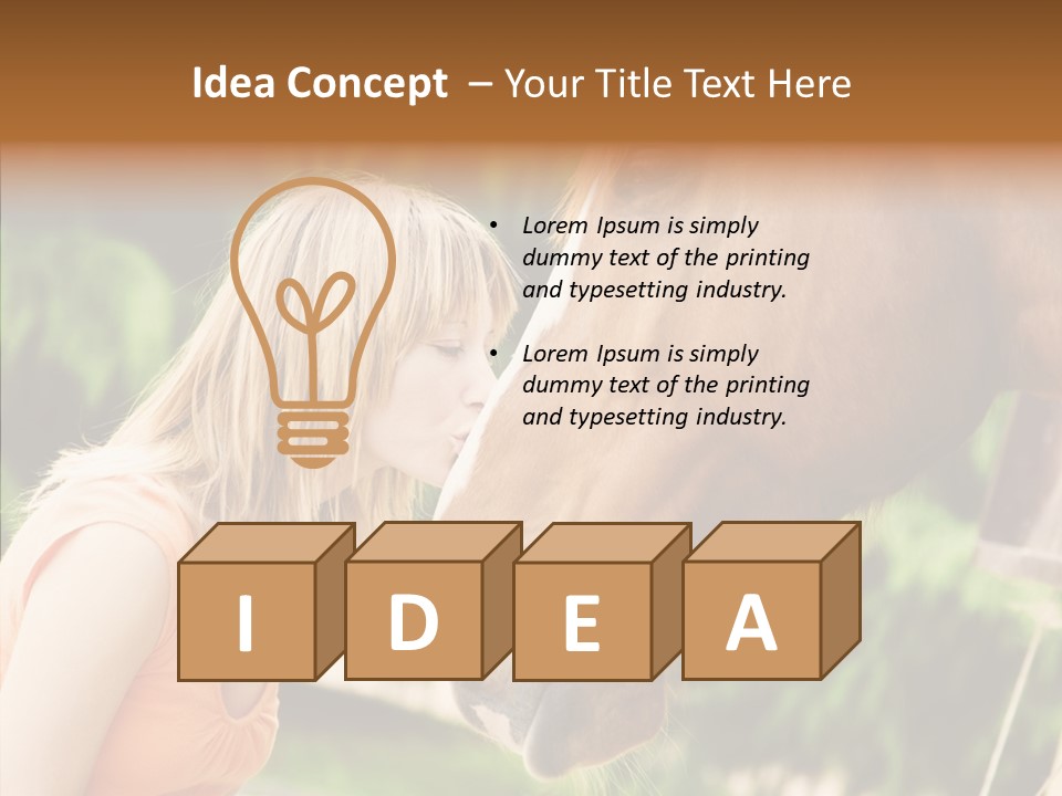 Blond Cheerful School PowerPoint Template