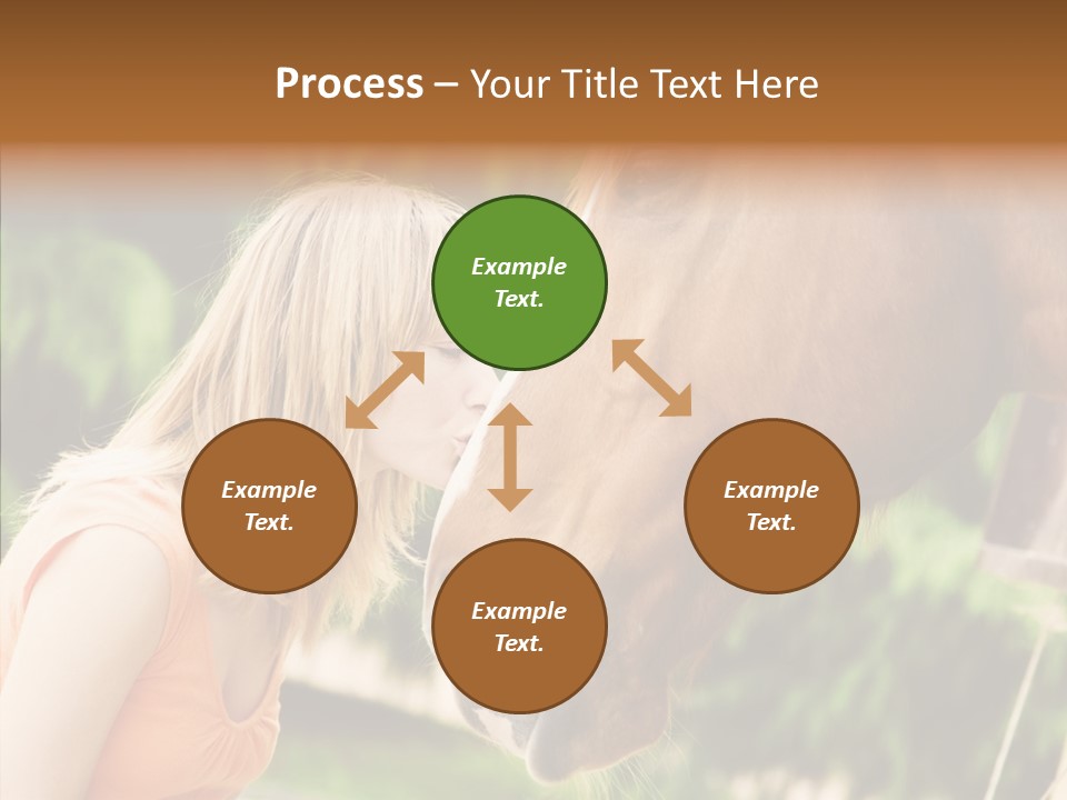 Blond Cheerful School PowerPoint Template