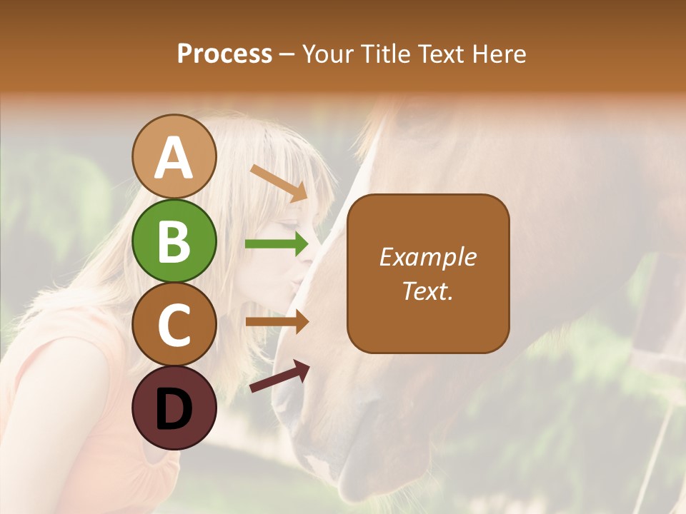 Blond Cheerful School PowerPoint Template