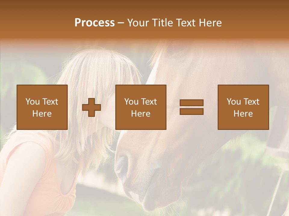 Blond Cheerful School PowerPoint Template