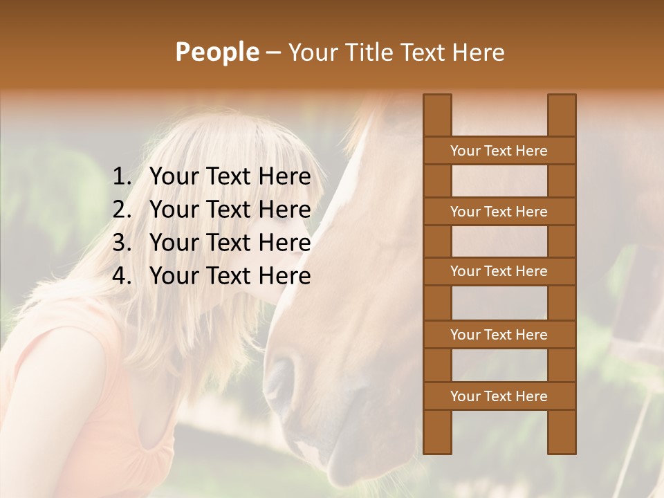 Blond Cheerful School PowerPoint Template