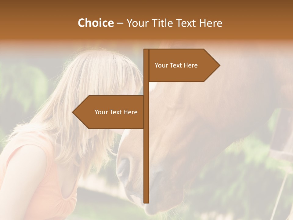 Blond Cheerful School PowerPoint Template