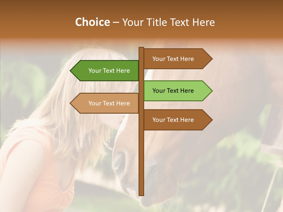 Blond Cheerful School PowerPoint Template