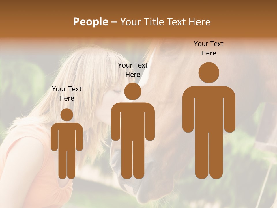 Blond Cheerful School PowerPoint Template