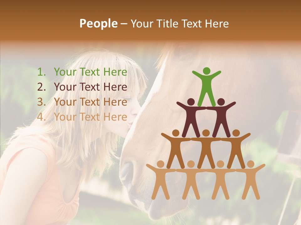 Blond Cheerful School PowerPoint Template