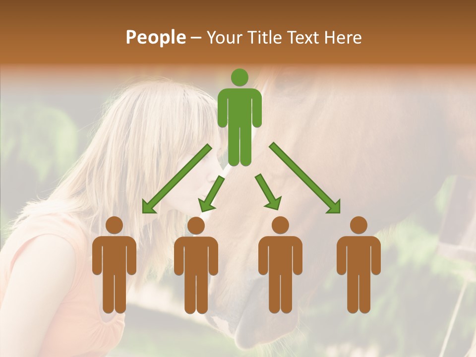 Blond Cheerful School PowerPoint Template