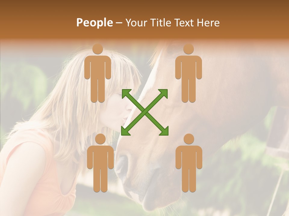 Blond Cheerful School PowerPoint Template