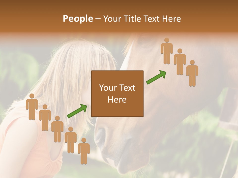 Blond Cheerful School PowerPoint Template