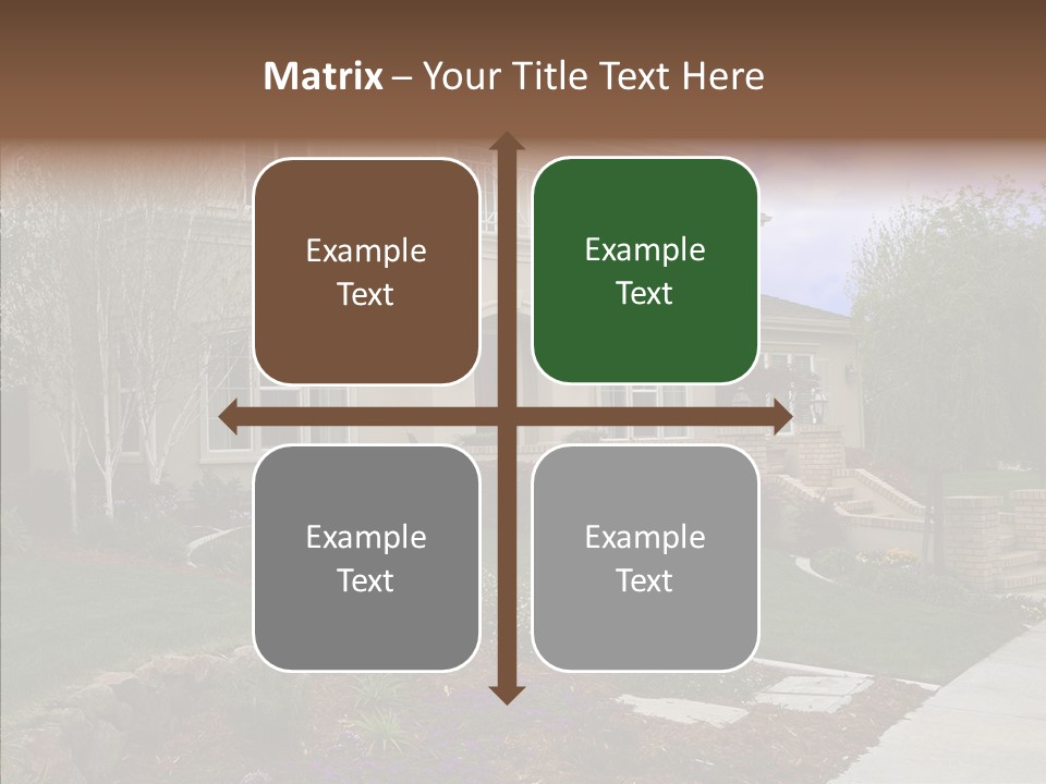 Stone Garden Brick PowerPoint Template