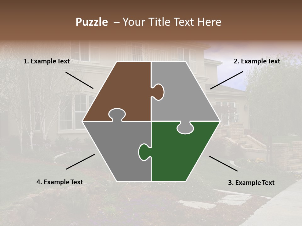 Stone Garden Brick PowerPoint Template