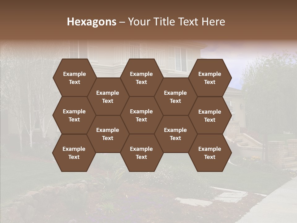 Stone Garden Brick PowerPoint Template