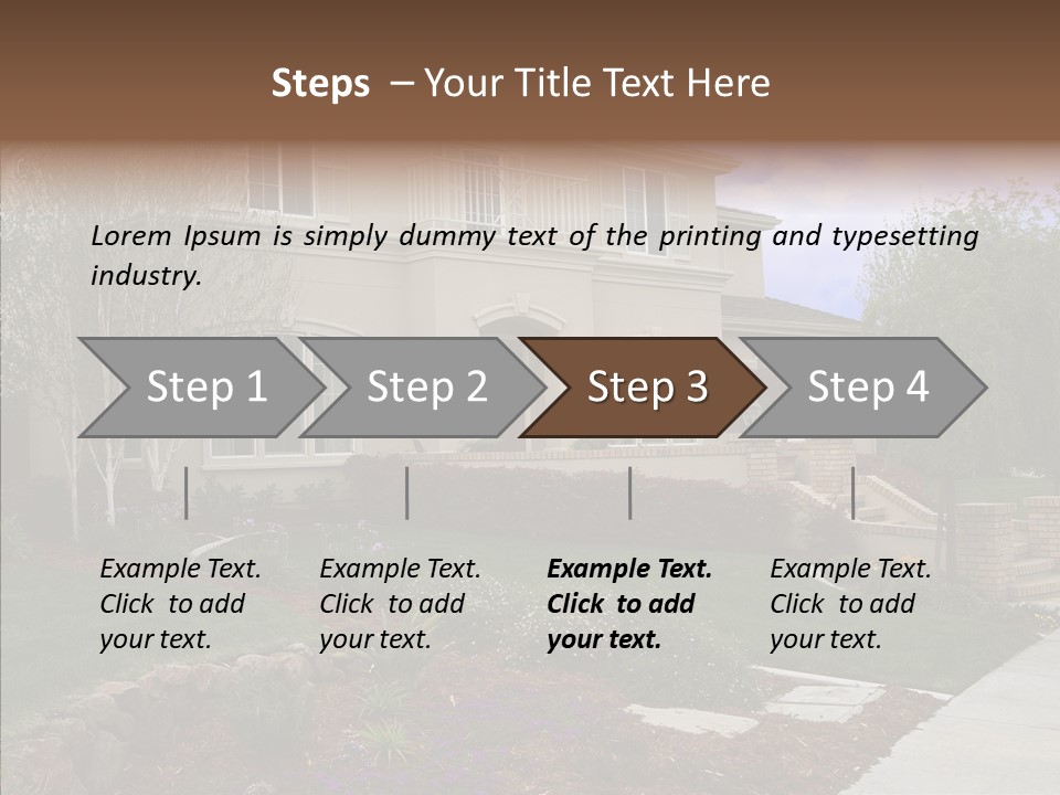 Stone Garden Brick PowerPoint Template