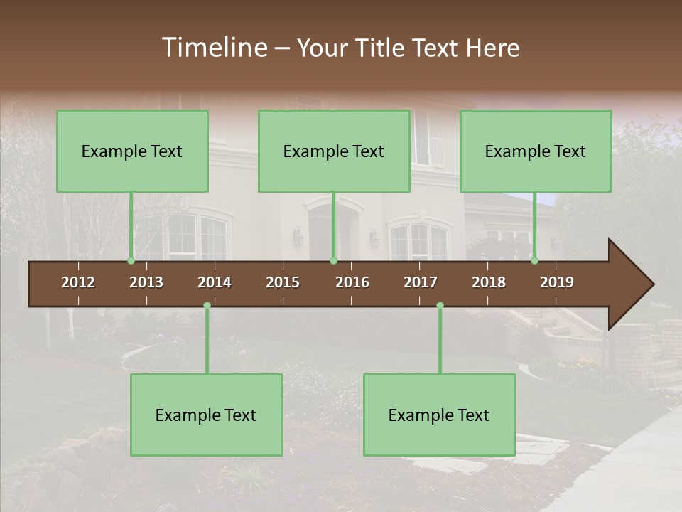 Stone Garden Brick PowerPoint Template