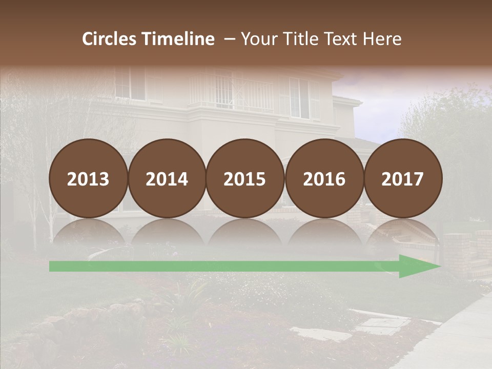 Stone Garden Brick PowerPoint Template