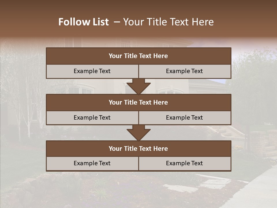 Stone Garden Brick PowerPoint Template