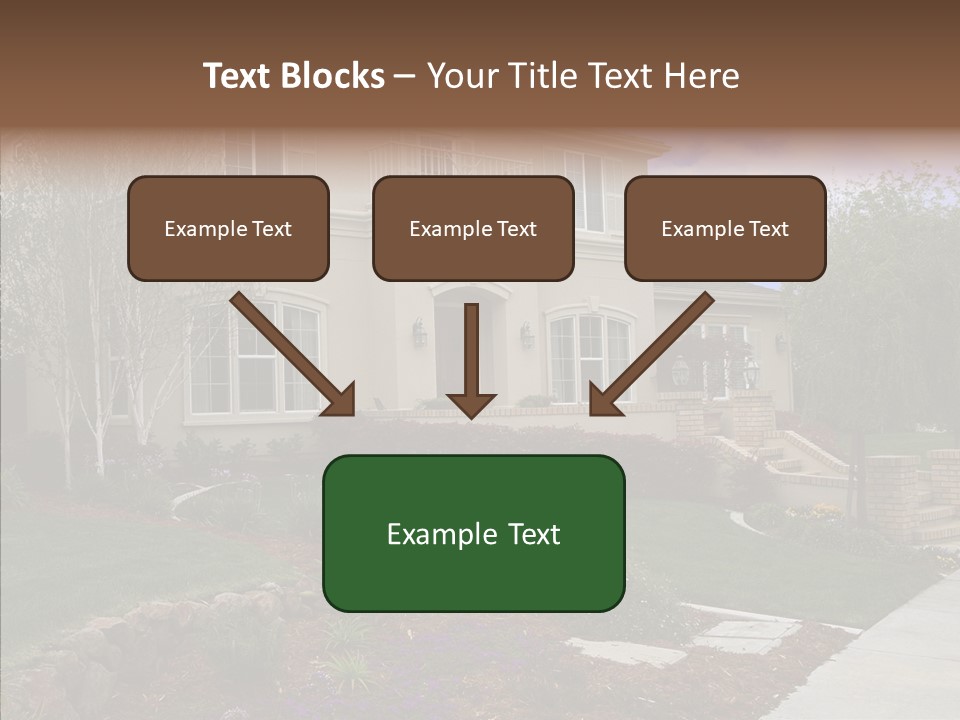 Stone Garden Brick PowerPoint Template