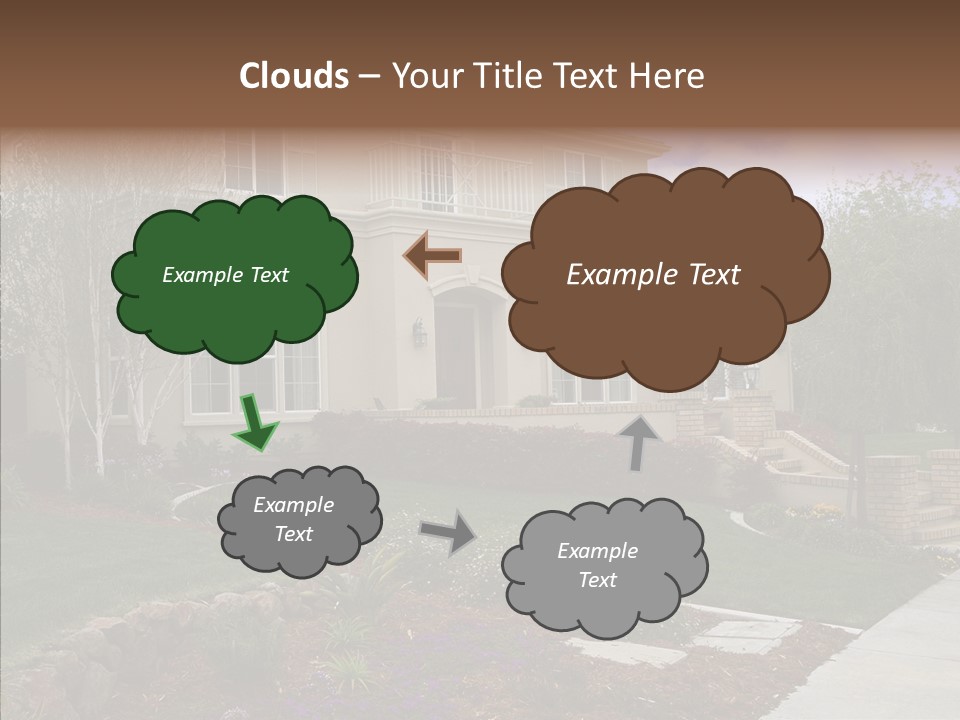 Stone Garden Brick PowerPoint Template