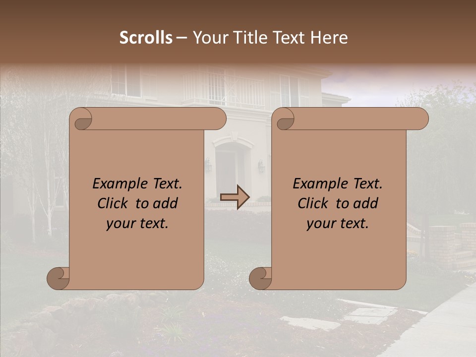 Stone Garden Brick PowerPoint Template