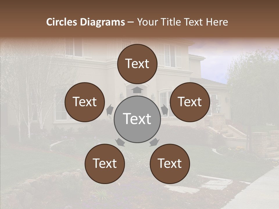 Stone Garden Brick PowerPoint Template