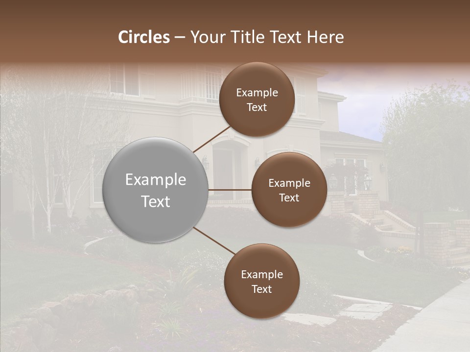 Stone Garden Brick PowerPoint Template