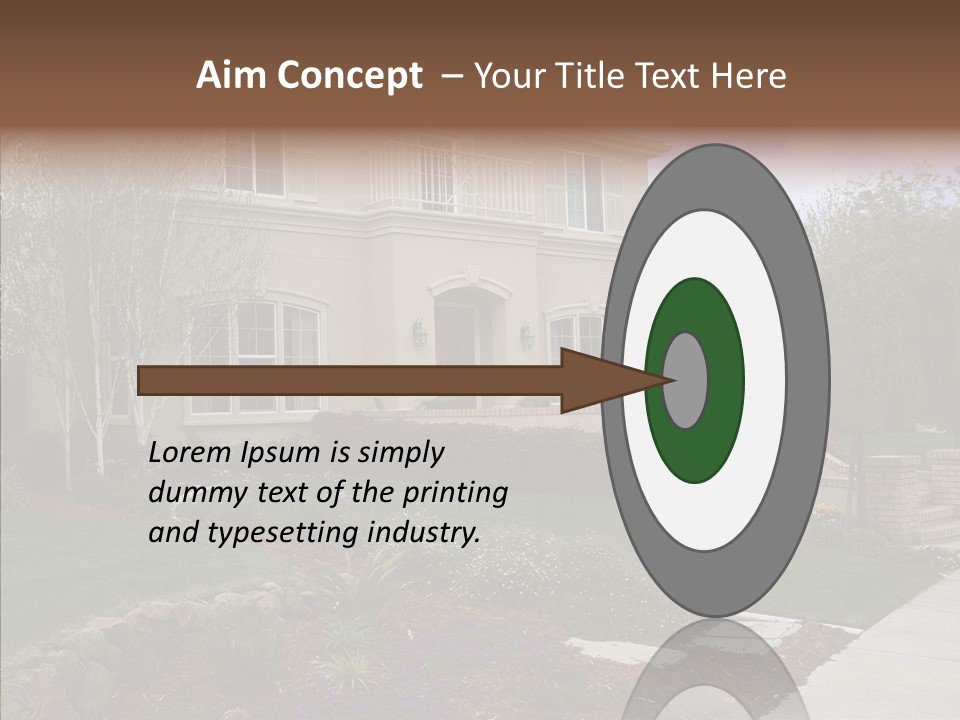 Stone Garden Brick PowerPoint Template