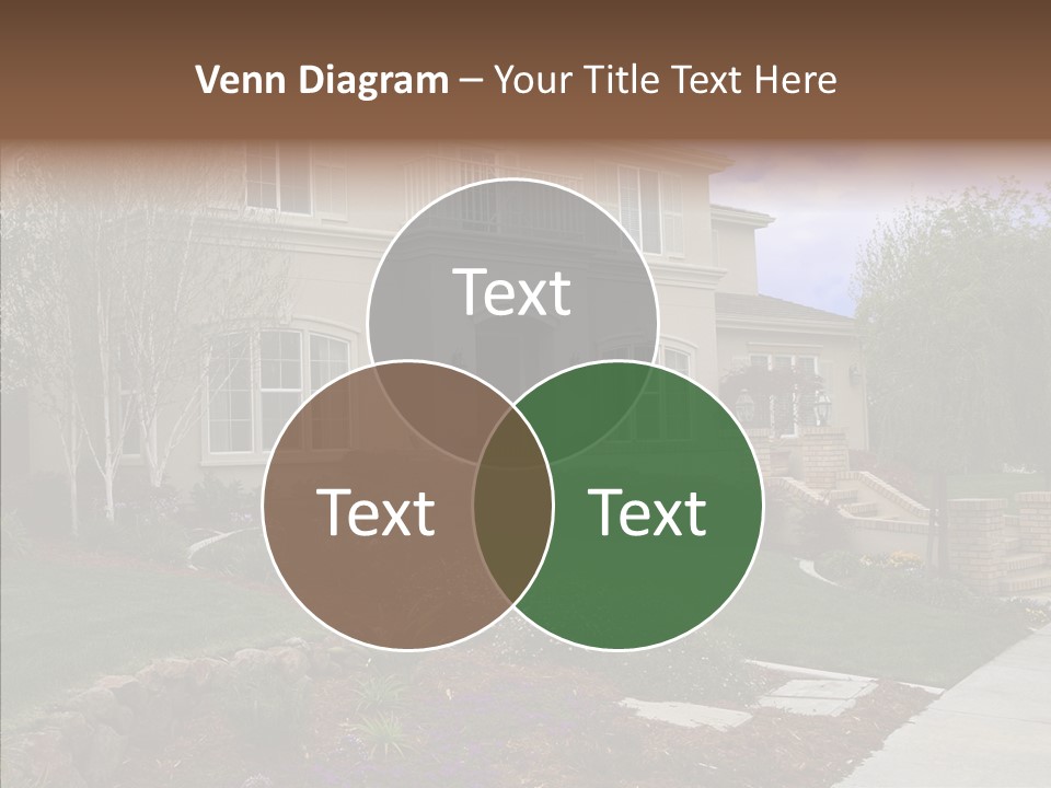 Stone Garden Brick PowerPoint Template