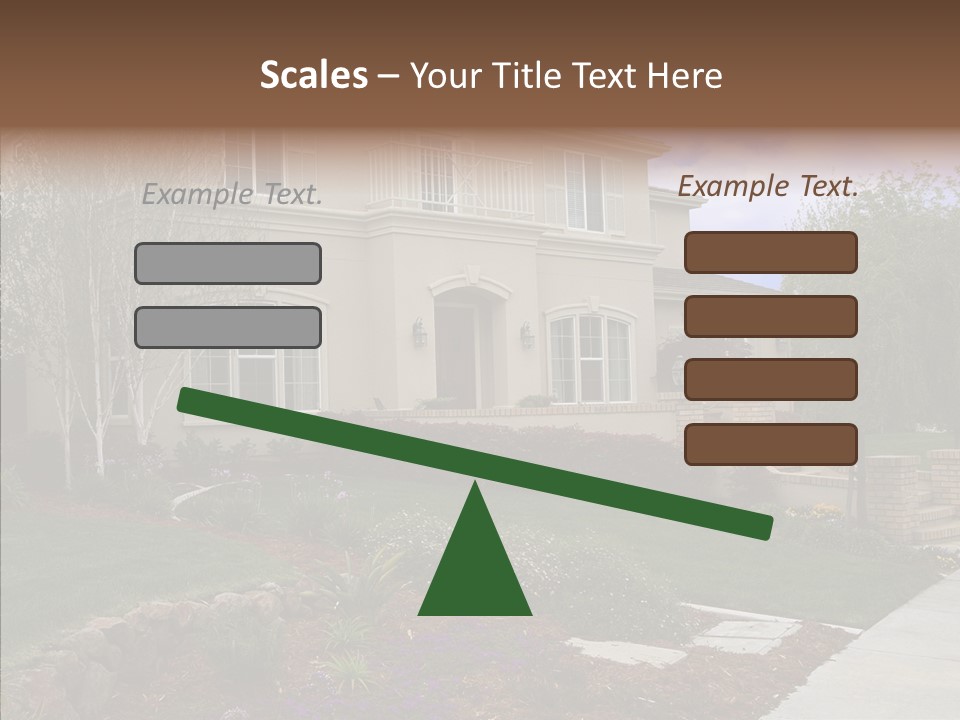 Stone Garden Brick PowerPoint Template
