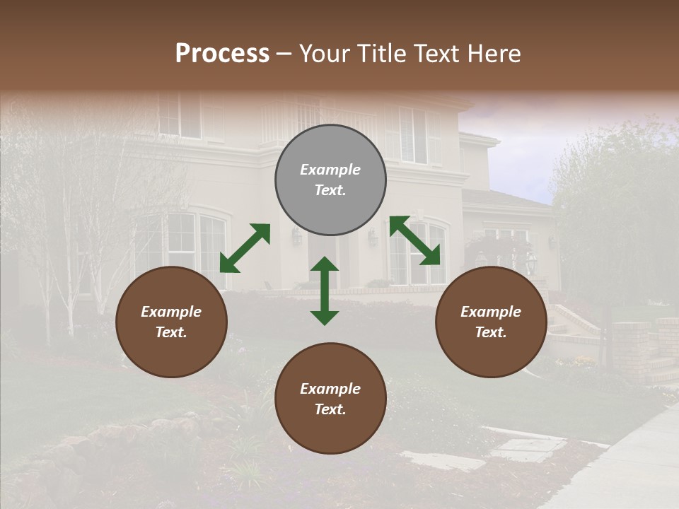 Stone Garden Brick PowerPoint Template