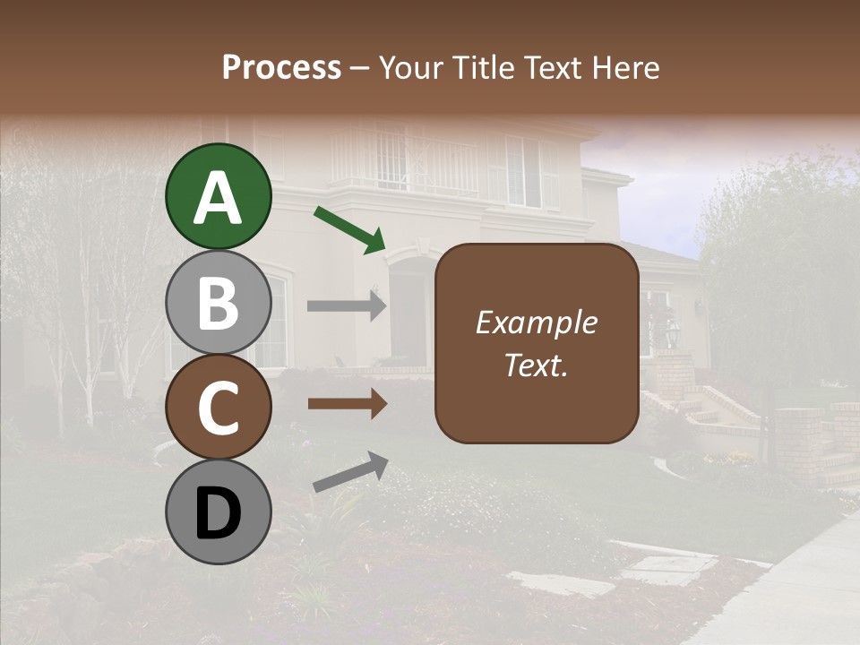 Stone Garden Brick PowerPoint Template