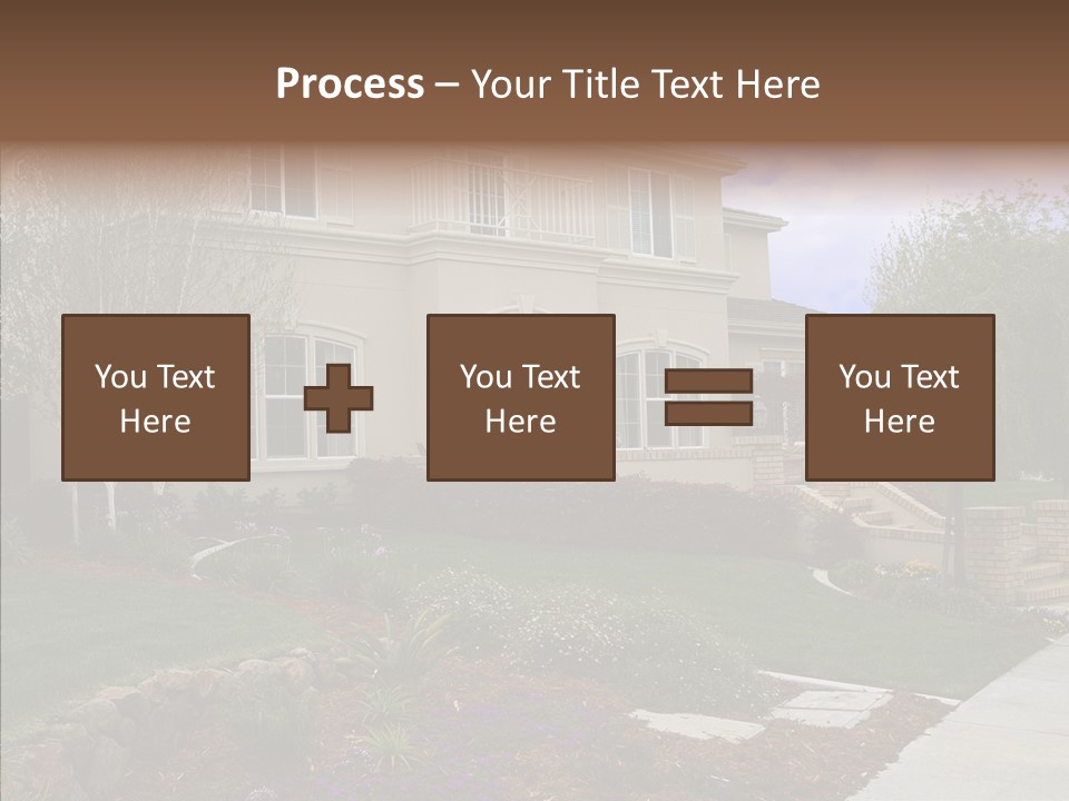 Stone Garden Brick PowerPoint Template