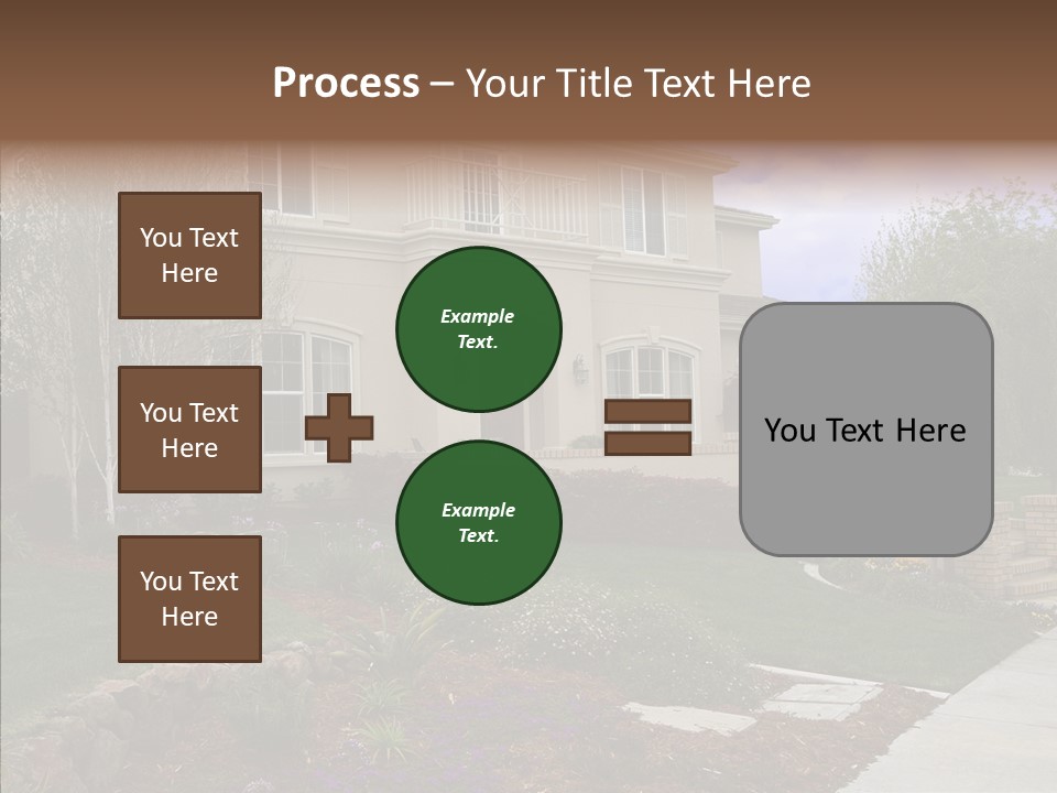 Stone Garden Brick PowerPoint Template