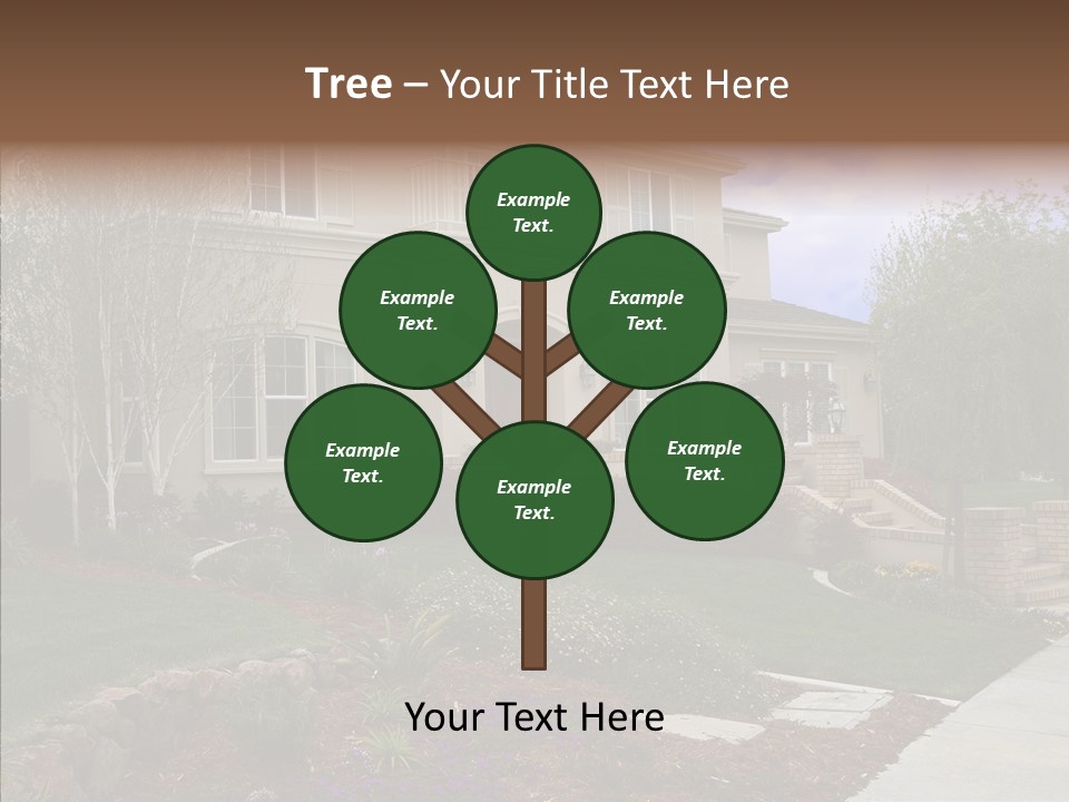 Stone Garden Brick PowerPoint Template