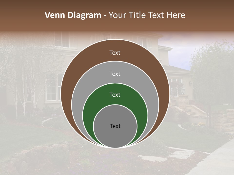Stone Garden Brick PowerPoint Template