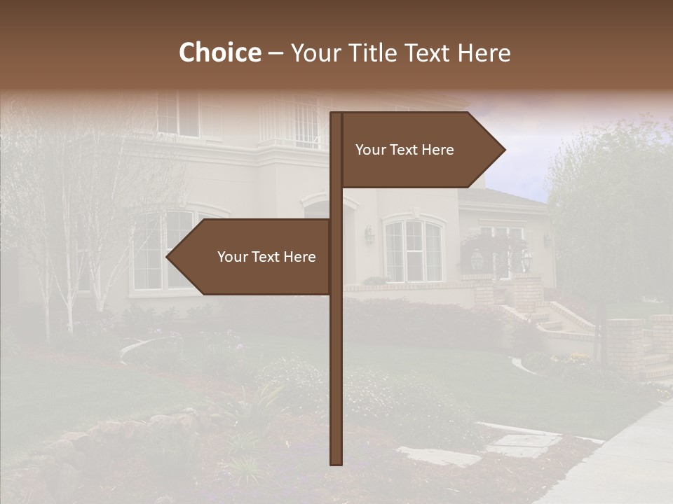 Stone Garden Brick PowerPoint Template